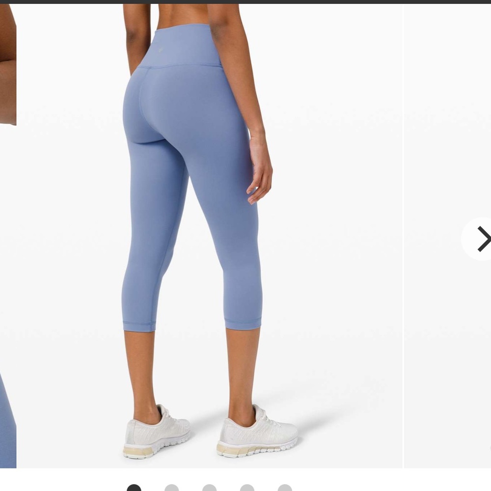 Lululemon Wunder Train High-Rise Crop 21" size 6
